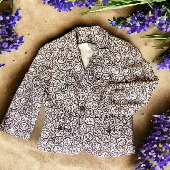 Blazer Finely Made w/Cute Textile Material - Picture 1 of 16
